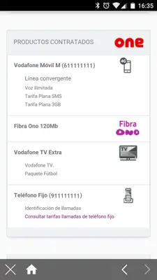 Mi Fibra Ono android App screenshot 4