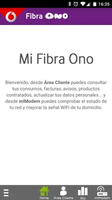 Mi Fibra Ono android App screenshot 5